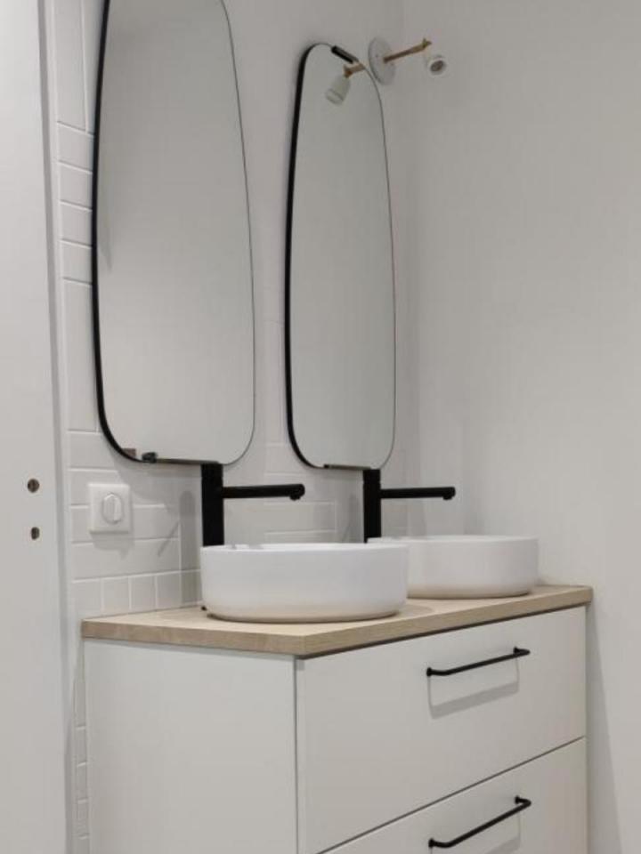 Salle de bain rénovée Bénouville